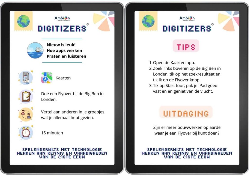 Ambion Digitizers, een soort digitale speelkaarten